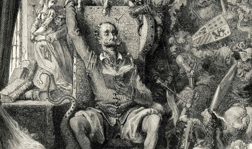 imagen de Cervantes, Quijote y el lector
