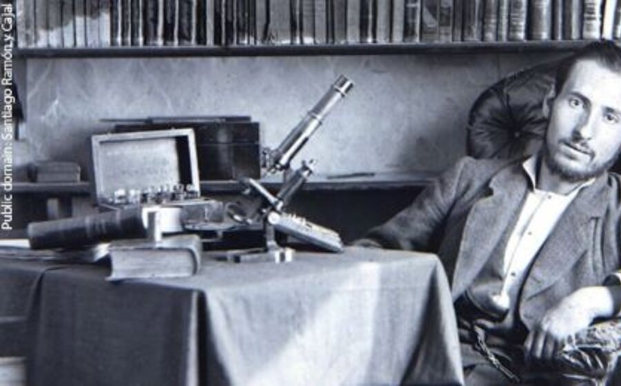 imagen de Santiago Ramón y Cajal, el primer cartógrafo del cerebro