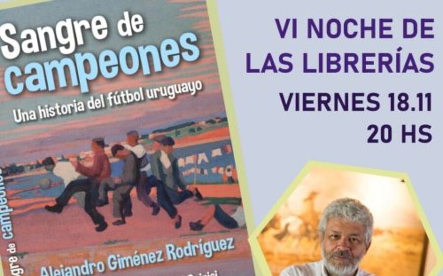 imagen de Nuestro colaborador Alejandro Giménez presenta “Sangre de campeones”, en la 6ª. edición de la Noche de las librerías