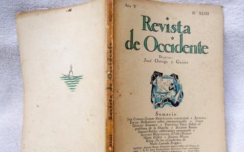 imagen de Cien años de la ‘Revista de Occidente’, gozosa contemplación de las ideas y del arte