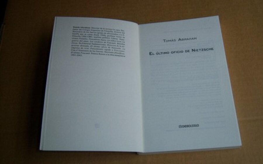 imagen de Capítulo 11 de la serie MIS LIBROS, de Tomás Abraham: “El último oficio de Nietzsche” (parte II)