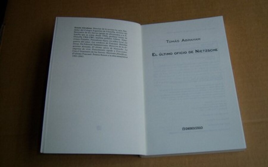 imagen de Capítulo 11 de la serie MIS LIBROS, de Tomás Abraham: “El último oficio de Nietzsche” (parte II)