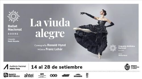 imagen de El Ballet Nacional del Sodre presenta La Viuda Alegre: una atrapante trama de enredos