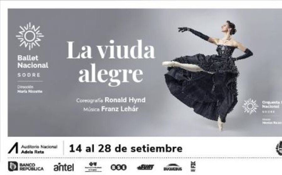 imagen de El Ballet Nacional del Sodre presenta La Viuda Alegre: una atrapante trama de enredos