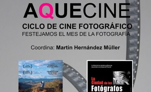imagen de Aquelarre presenta el “Ciclo de cine fotográfico”, en el Mes de la Fotografía