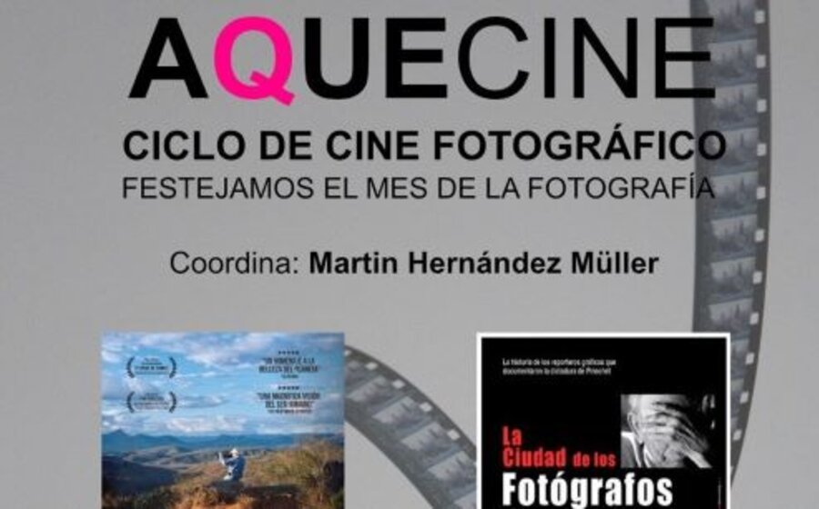 imagen de Aquelarre presenta el “Ciclo de cine fotográfico”, en el Mes de la Fotografía