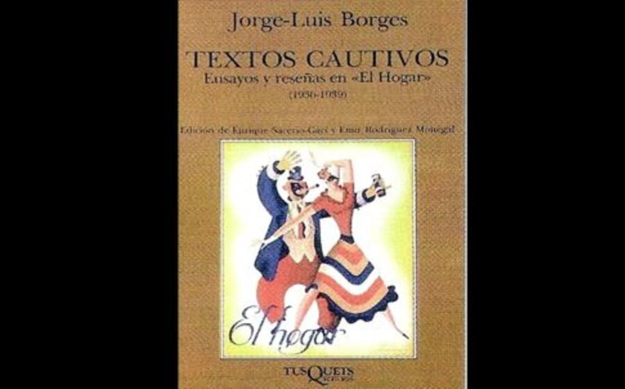 imagen de Borges en “El Hogar”