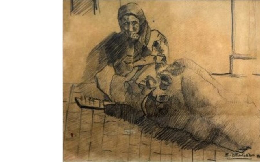 imagen de “Diálogos silenciosos”, exposición de Ema Delgado en la sala Carlos Federico Sáez (MTOP)