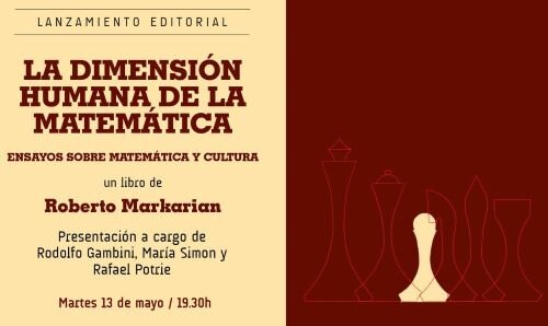 imagen de “La dimensión humana de la matemática”, nuevo libro de Roberto Markarian